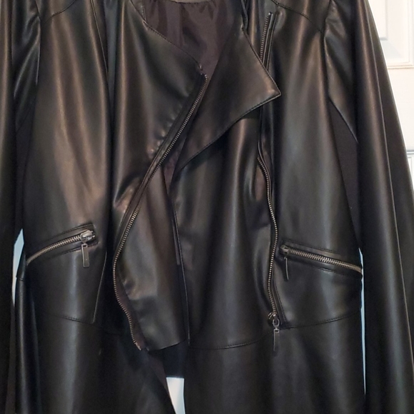 Lane Bryant Leather Coat - Picture 4 of 4